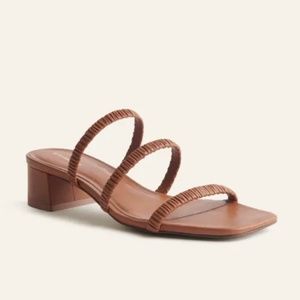 (Brand New Never Worn) Reformation Assunta Strappy Block Heel Mule